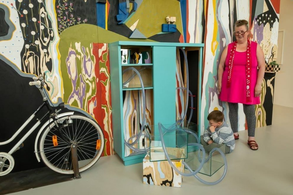 Aðalheiður S. Eysteinsdóttir í Listasafni Akureyrar
Mynd: Aðalheiður S. Eysteinsdóttir